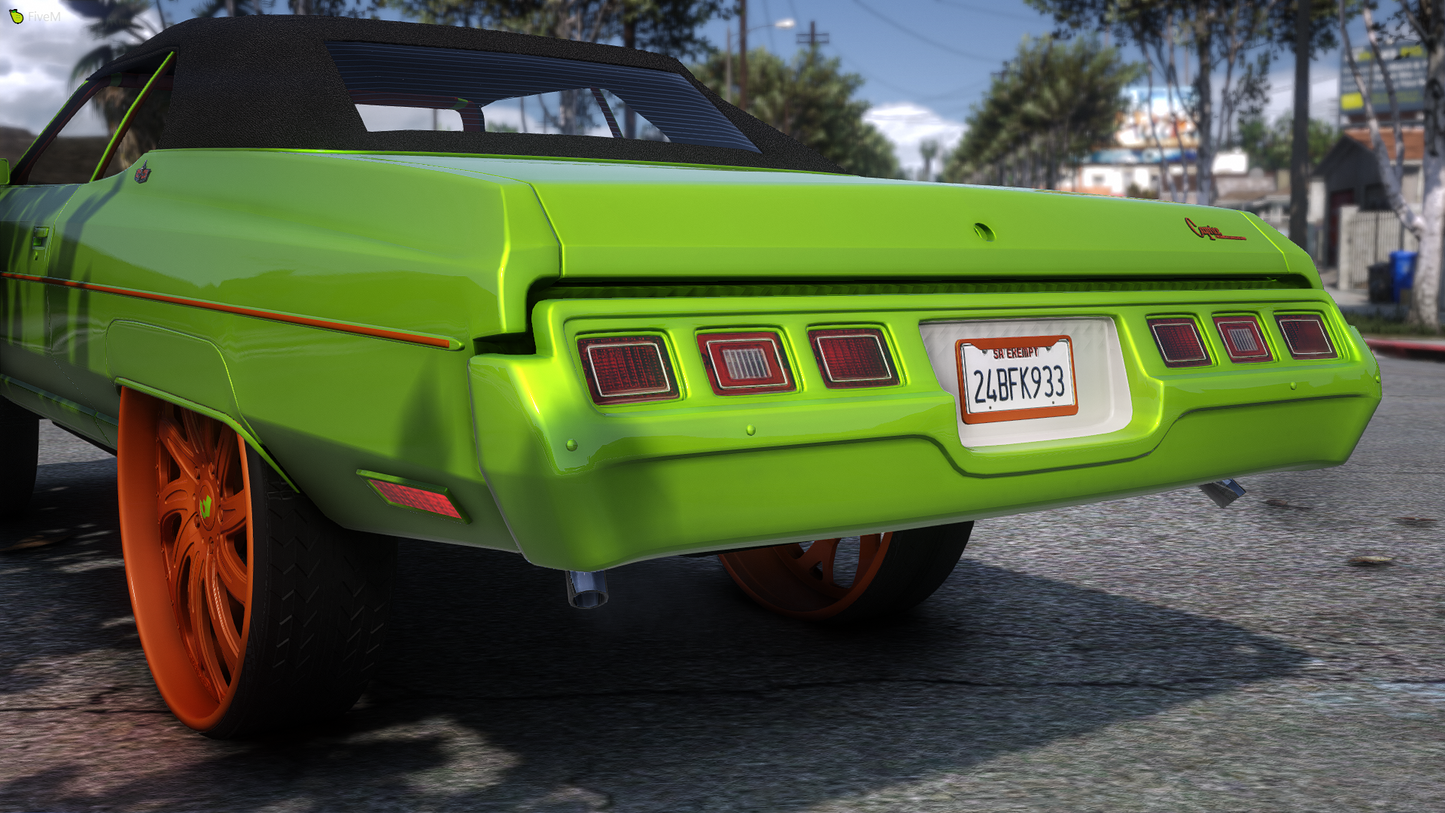 1973 Chevy Caprice Vert Twin Turbo LSX on 30" Forgiatos